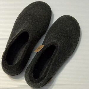 Glerups Wool Shoe Rubber Outsole Black Rubber Size:39